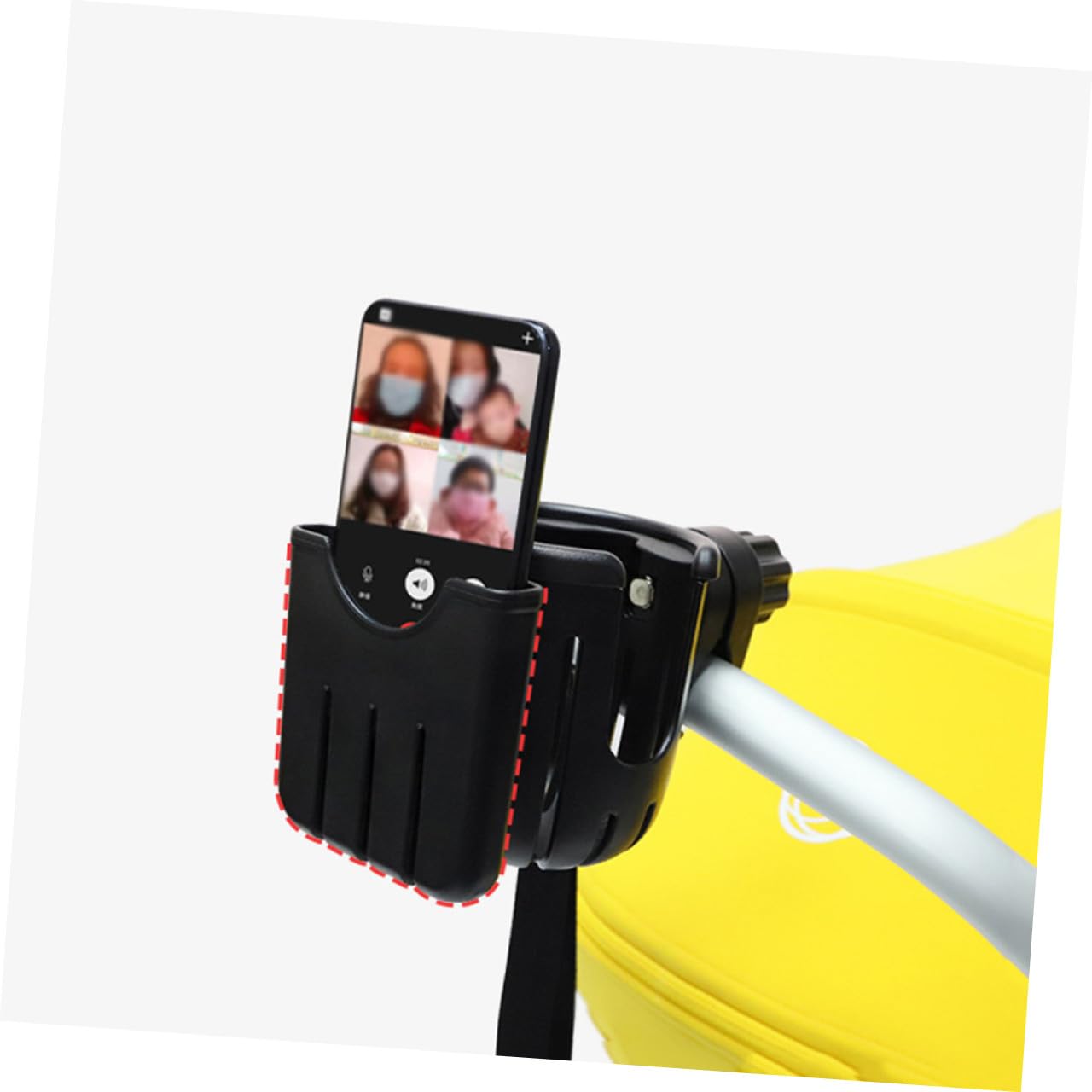 Toddmomy 2 Pièces Porte-bidon vélo déambulateur Porte-gobelet Support téléphone Scooter électrique Support de Bouteille réglable Support de bidon Facile à Installer Porte-Bouteille de vélo