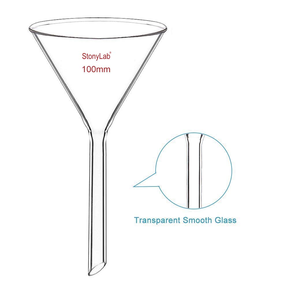 Stonylab Borosilicate Glass Tubing - 10 Pack Lab Tubes 3.94" Length, 0.47" OD For Science Experiments