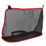 DFGH Handtasche Halter, Handtasche Halter Organizer Polyester Faser Auto Inneneinrichtung Rücklagerung Net Bag Zubehör Ohne Tasche Rot