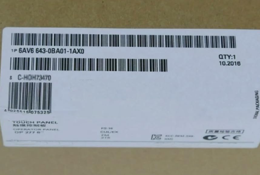 6AV6643-0CB01-1AX1 New 6AV6643-0CB01-1AX1 Touch Panel 6AV6643-0CB01-1AX1