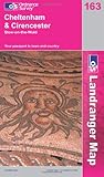  Cheltenham and Cirencester, Stow-on-the-Wold: Sheet 163 (OS Landranger Map)