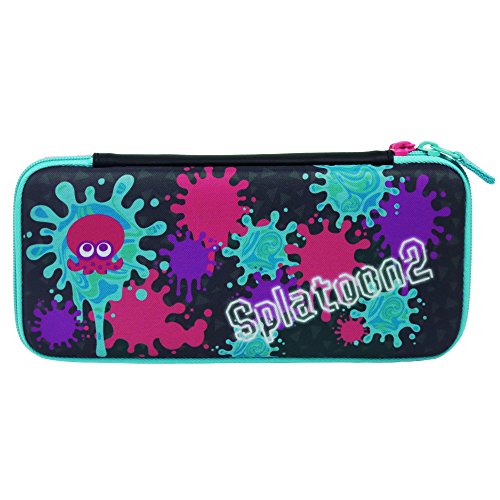 Sacoche Splatoon 2 Nintendo Switch Boîtier Rigide Protection Console et Jeux - 2