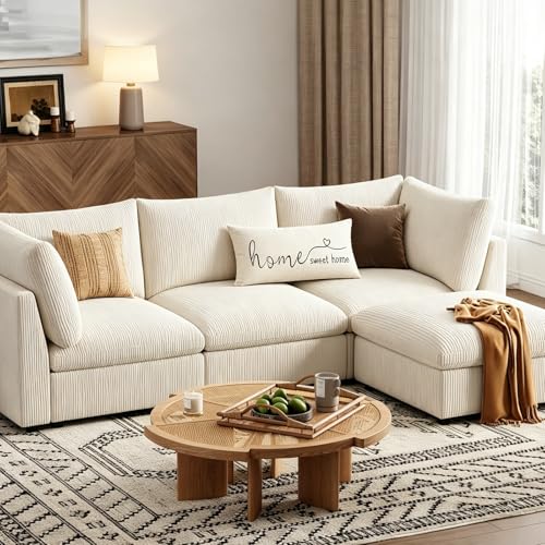 MFGNEH Home Sweet Home Quotes Farmhouse Pillow Covers 12x20 Inch,Farmhouse Decorative Lumbar Throw Pillow Case Cushion Cover,Housewarming Gifts