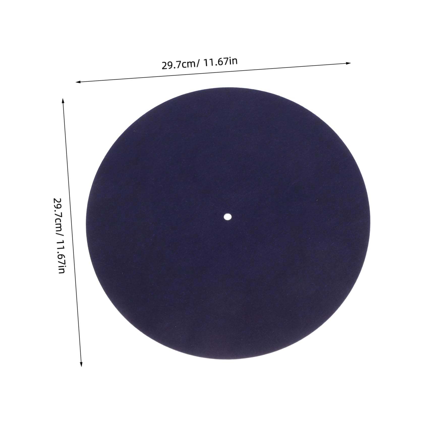 ULDIGI Record Player Accessories Felted Record Pad Turntable Slipmat Reduce Friction Noise