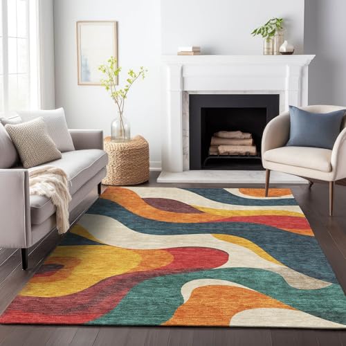 Tapete Addison Rugs Chantille 5 x 7.5 pies Naranja miniatura 6