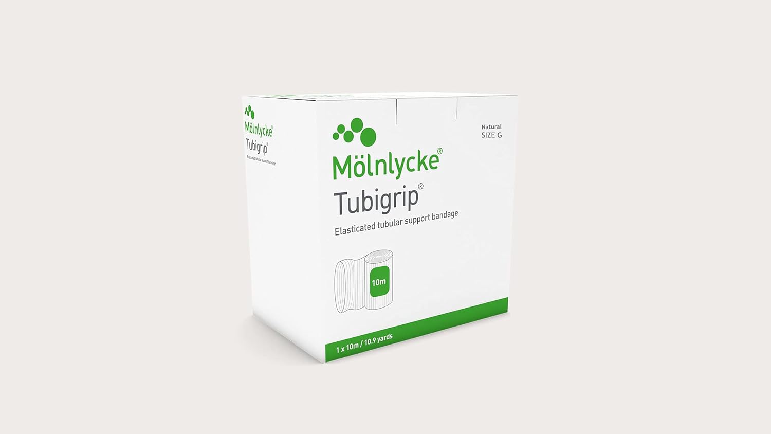Tubigrip Size G Tubular Bandage 10M Box Natural (32.8ft/10.9yards) : Industrial & Scientific