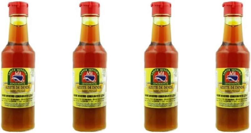 Sabor Mineiro Condimonte - Dende Oil - 5.07oz (PACK OF 04) | Azeite de Dendê - 150ml