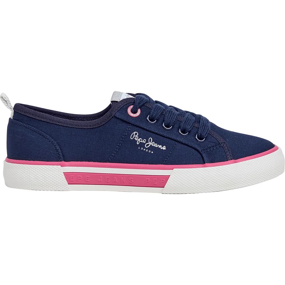 Pepe Jeans Brady Club G Sneak, Blue (Navy), 2.5 UK