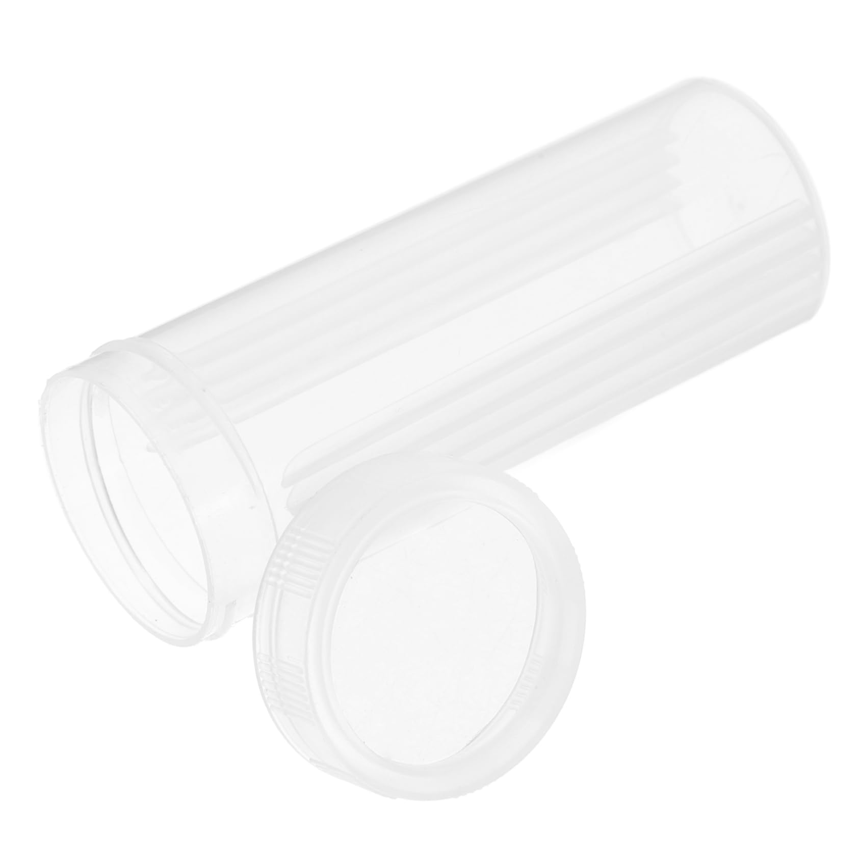 Unomor 3pcs Glass Staining Jar Barber Shop Accessories Container Microscope Calibration Pill Vial Jars Plastic Transparent