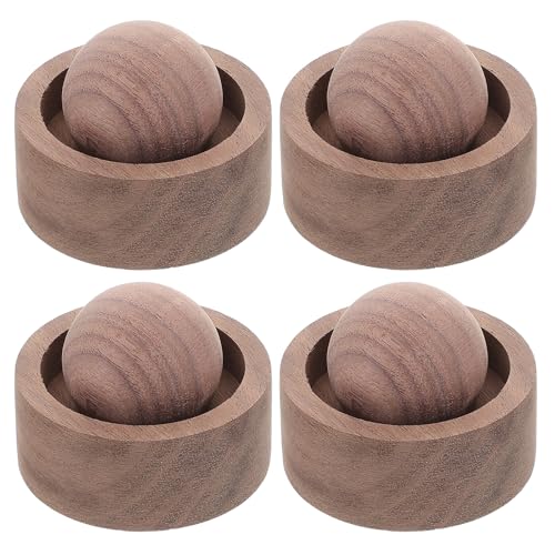 Hemobllo 4pcs Difusores de Aceite Esencial de Madera Natural