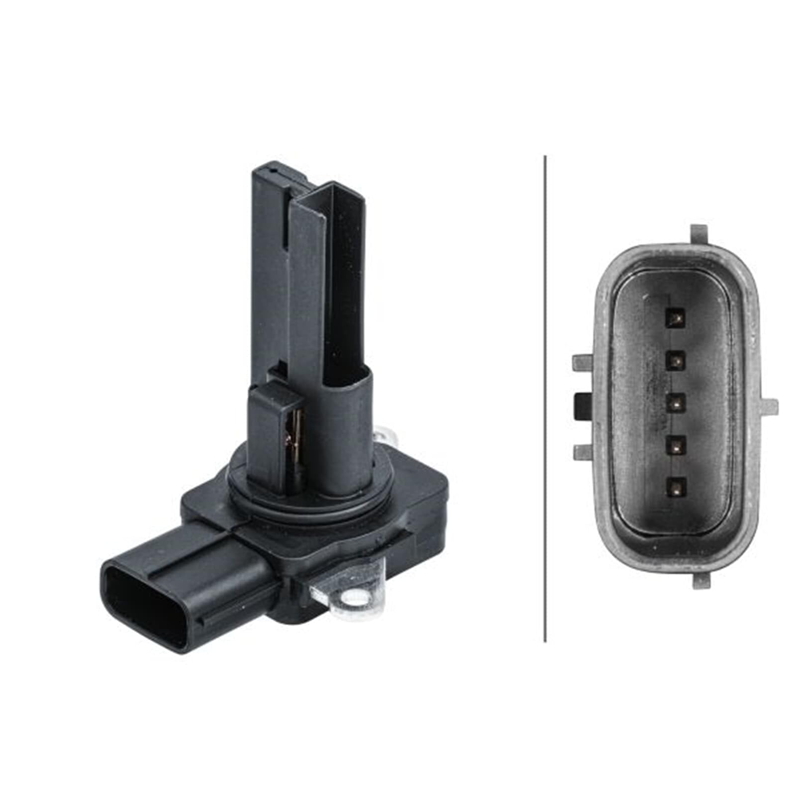 HELLA 8Et 358 095-551 Débitmètre De Masse D'Air - 5Pôle - Baïonnette