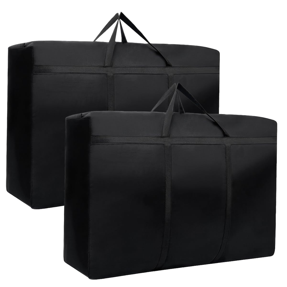 Sacs De Rangement Transparents Avec Fermeture éclair, Très Grande Capacité De 75 L - Rangement Sous Le Lit Pour Vêtements, Literie, Couettes, Jouets, Oreillers Et Couvertures