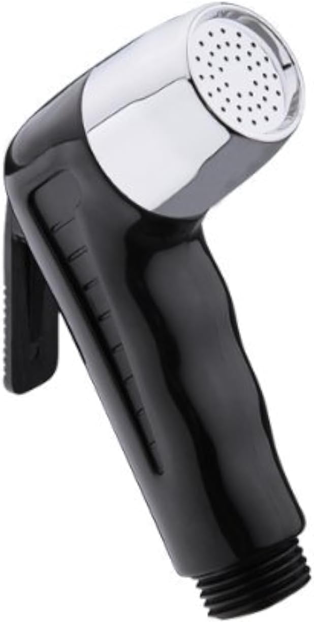 Hand Held Bidet Spray; Black Hand Bidet Sprayer for Toilet Bidet, Kitchen, Utility or Bathroom.