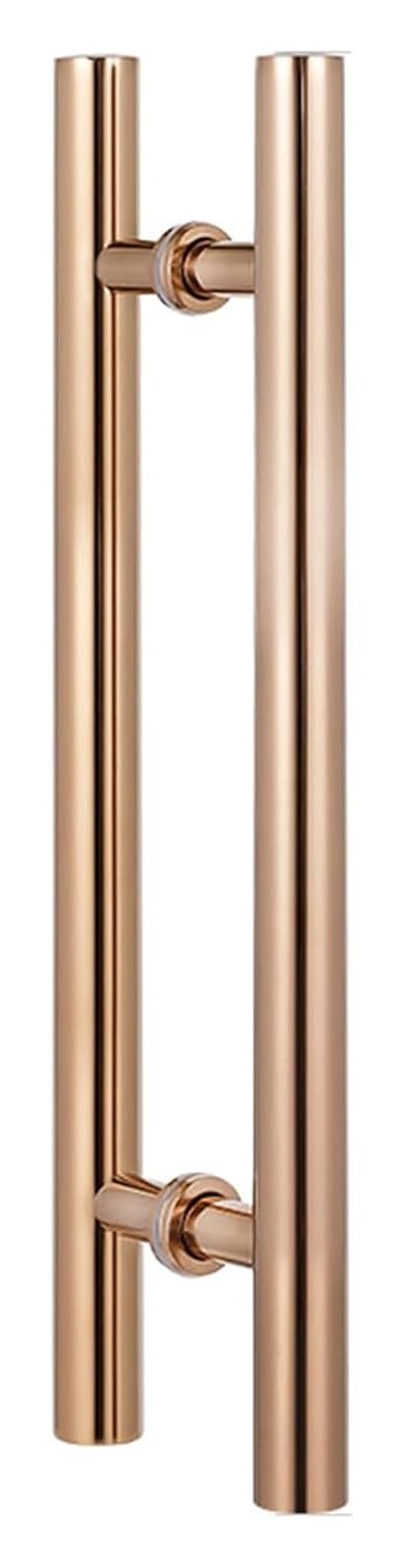 Poignée de porte de douche double face Or Rose 80cm contre les traces et blocages