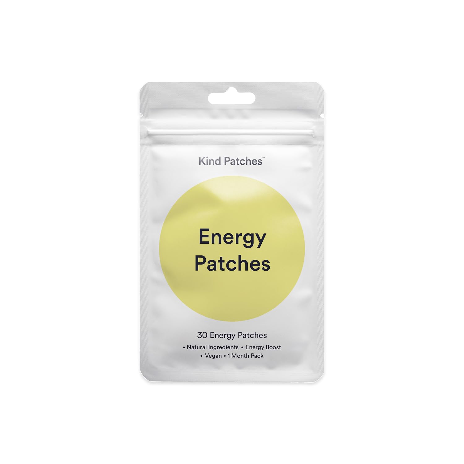 Kind Patches Energy Patches | Sustained Energy Support | 1 Month Supply