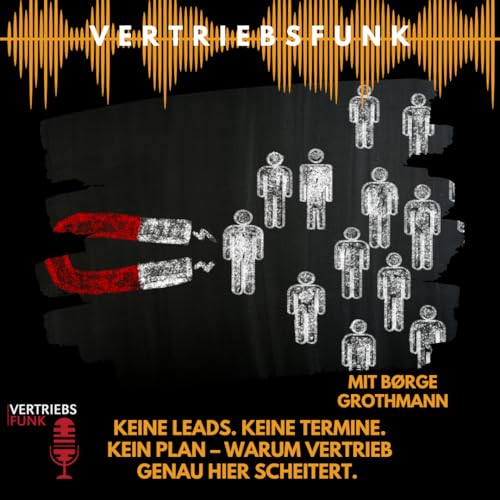『#1004 - Keine Leads. Keine Termine. Kein Plan – warum Vertrieb genau hier scheitert. Mit Børge Grothmann』のカバーアート