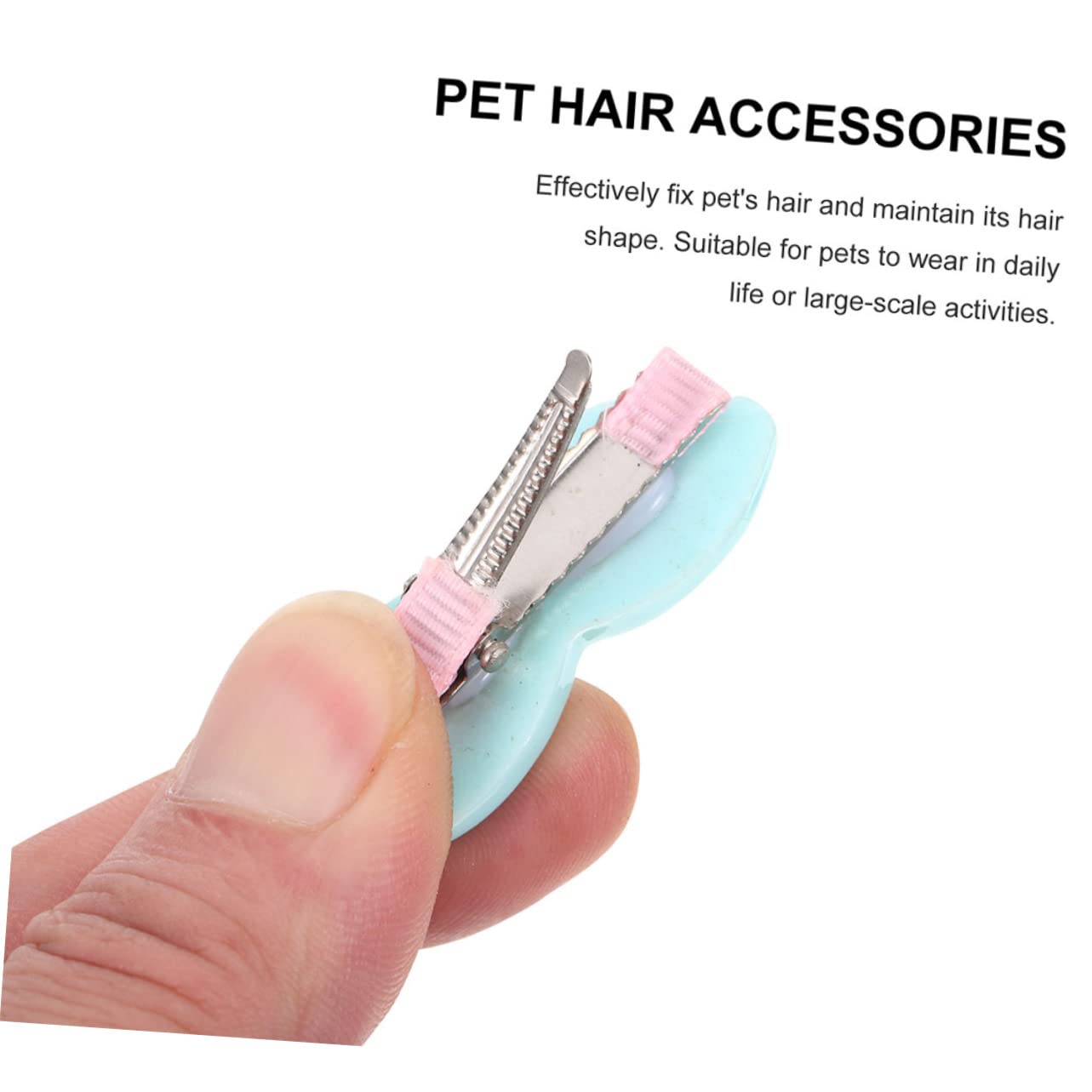BESPORTBLE 15Pcs Lovely Pet Hairpins Sunglass Shaped Dog Headwear Durable Decorative Clips for Cats and Dogs for Daily Wear and Special Occasions