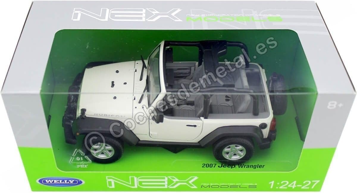 17日まで値下げ！Jeep Rubicon ホワイトミニカー Amazon | KiNSMART - ジープ ラングラー ルビコン オフロード