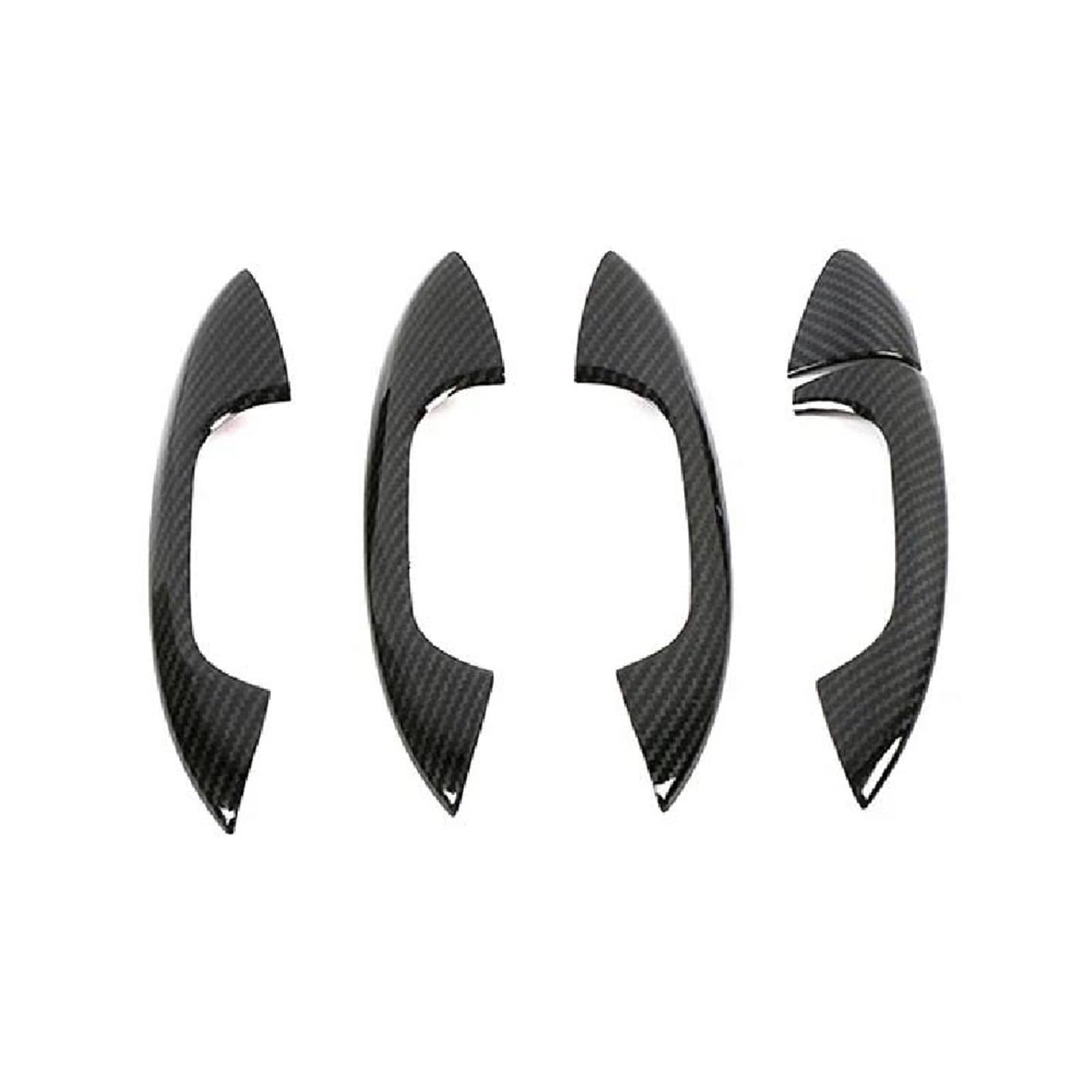 Noheeu Black1 Car Exterior Door Handle Bowl Cover Modify Frame Trim Parts For Benz A B C E Cla Glb Glc Class 2020 2021(Black1)