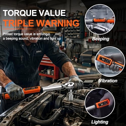 coobeast Digital Torque Wrench 3/8 Drive