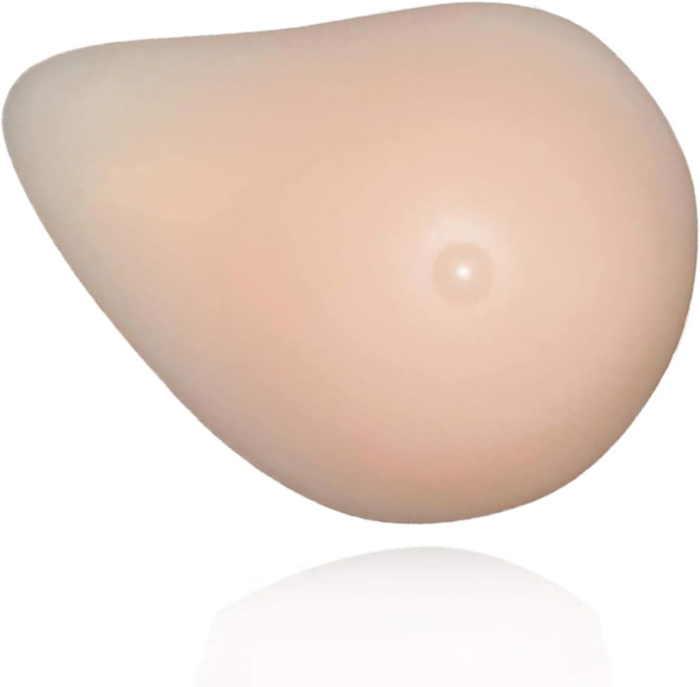 1 Piece Post Mastectomy Self-Adhesive Silicone Breasts Prosthesis Bra Pads Enhancer Inserts for Breast Cancer Patient Non-nippled Women and Crossdressers Prostheses(350g/Piece, Right Side Only)
