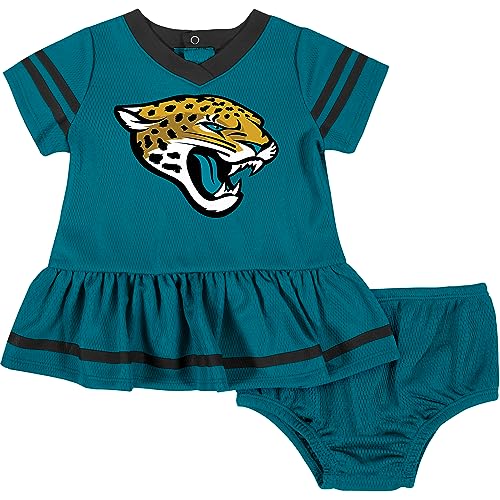 Image of Gerber NFL Baby Girls Jersey Dress and Diaper Cover