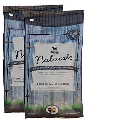 2 x 12 kg Bozita Naturals X-Large / Original XL Hundefutter - große Hunderassen