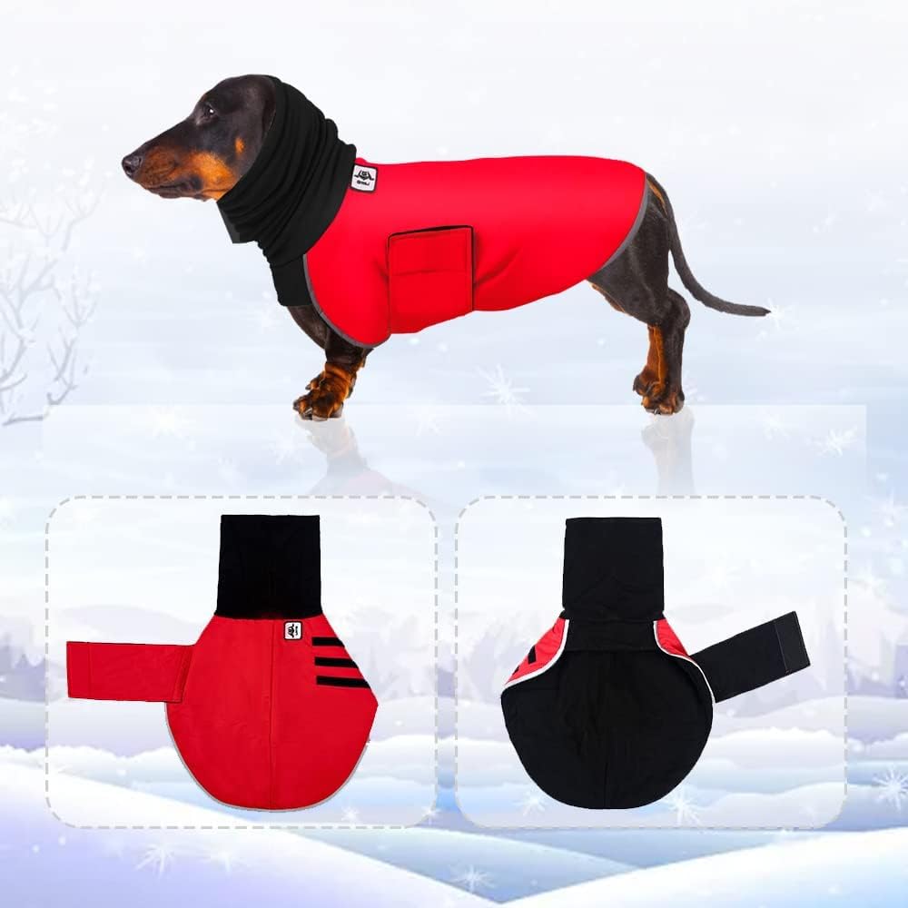 Dachshund Coats, Dog Winter Coat Warm Waterproof, Dachshund Raincoat Waterproof Clothing, Miniature Dog Coat - Image 2