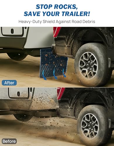 Image of JOYTUTUS 2 inch Hitch Mount Mud Flaps for Trucks & SUVs