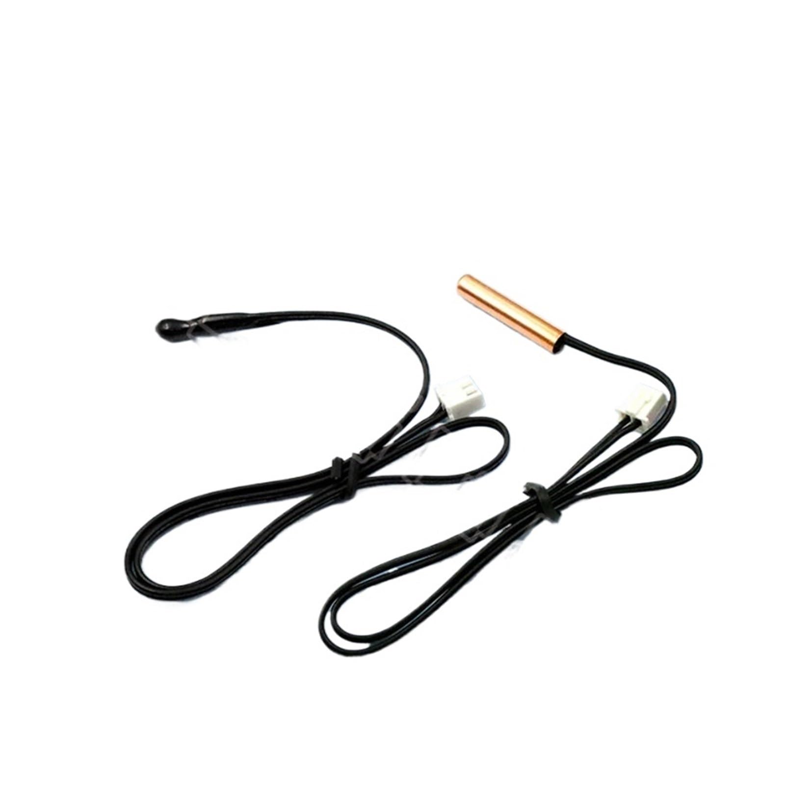 HIZON Sensor de Temperatura de Aire Acondicionado Universal 100PCS | Termistor de cobre de goma del sensor de temperatura de la cabeza 5k 10K 15k 20K 25K 50K NTC(5K)