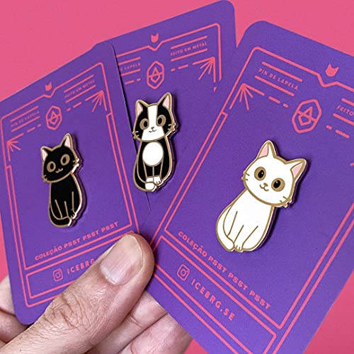 Pin Icebrg White Cat