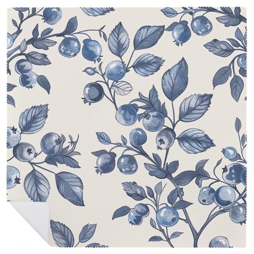 Servilletas de Tela con Patrón Floral Azul 2 PCS miniatura 6