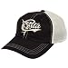 Costa Del Mar Retro Trucker Hat with Snap Closure, Black/Stone