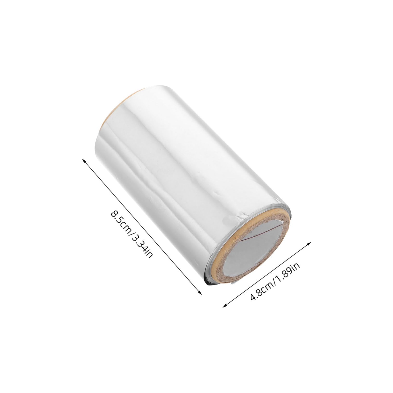 Beatifufu Hair Styling Foil Roll 2 Rolls Aluminum Foil Hair Dyeing Paper Heat-resistant for Perming Curling Salon Use