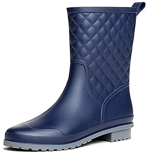 SAGUARO Botas de Agua Mujer Jardín Trabajo Lluvia Botas Antideslizante Wellington Boots...