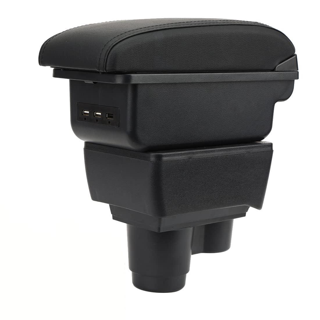 YJYWZH Armrest Compatible with Renault Duster 2019-2023 Double Layer Centre Console Large Storage Box