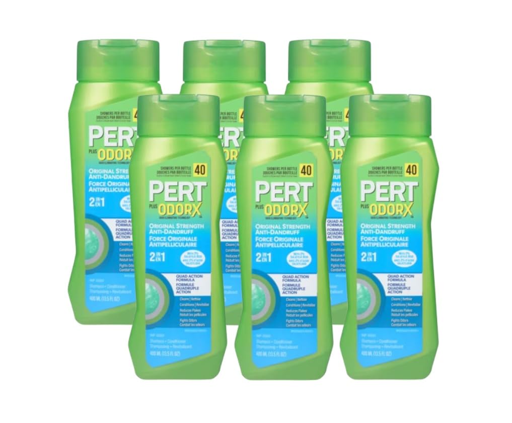 2 IN 1 Shampoo and Conditioner, Anti-Dandruff, 13.5 Fl. Oz (Pack of 6)