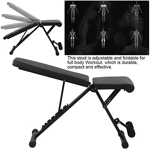 AYNEFY Adjustable Benches, Foldable Bench Multi‑Functional Utility Weight Bench, Utility Weight Bench for Full Body Workout