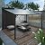 GarveeLife 12' x 14' Gazebo for Patio, Pergola with Sloped Roof, Wall Mounted Gazebo, Aluminum Frame Pergola, Outdoor Patio Awnings for Deck, Porch, Lawn, Backyard