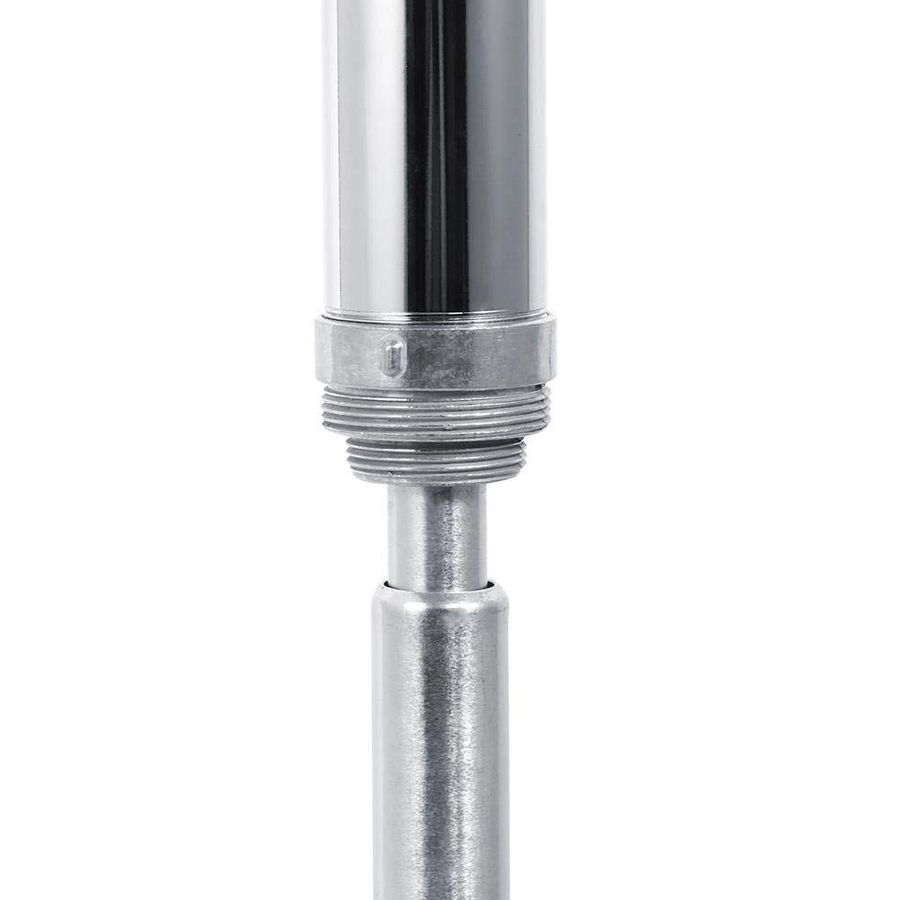 Wakects Levier de Pompe télescopique, 20L / Min Pompe de Transfert de Fluide rotative télescopique 46-91,5 cm, Pompe Manuelle pour fûts d'huile Pompe à Essence Outil