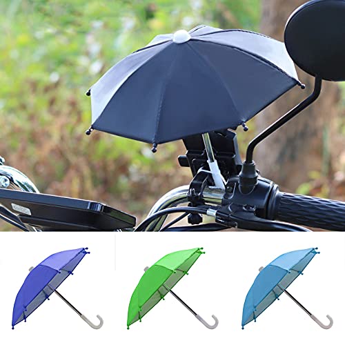 Crazyfly Mini Paraplu, draagbare waterdichte telefoon beschermende paraplu duurzame UV-bescherming paraplu mooie pop decoratie schattige ambachtelijke paraplu voor buiten - Image 3