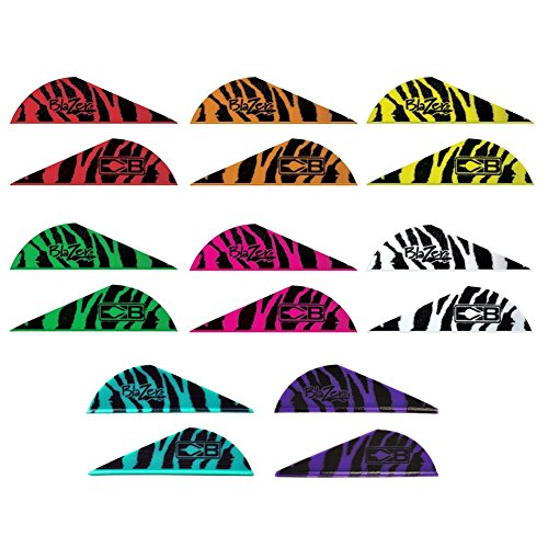 Bohning Blazer Tiger Vanes (12 pack) (Tiger Whtie)