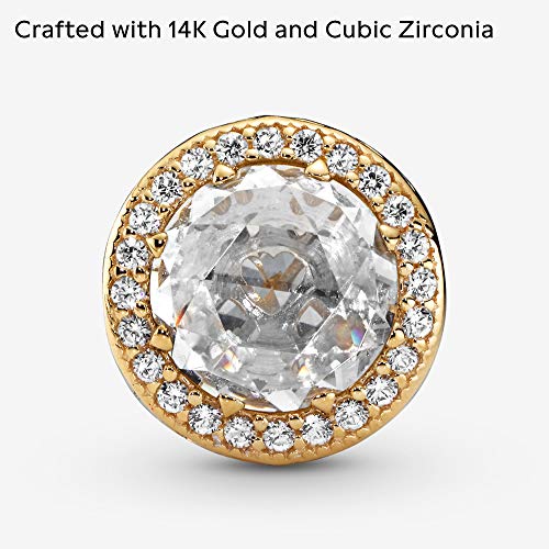 Pandora Jewelry Radiant Hearts Cubic Zirconia Charm in Gold 14K Pandora Jewelry Radiant Hearts Cubic Zirconia Charm in Gold 14K - Image 3