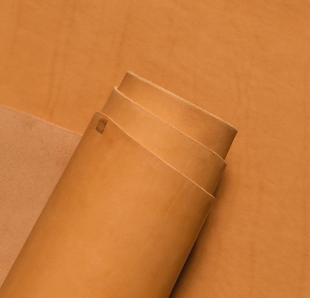 Buckleguy.com Wickett & Craig Skirting Leather, Side, Russet