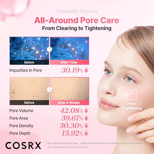 COSRX Red Rice Pore Peel Shot, Blackhead Remover AHA BHA PHA, 2.7 fl oz - image 5