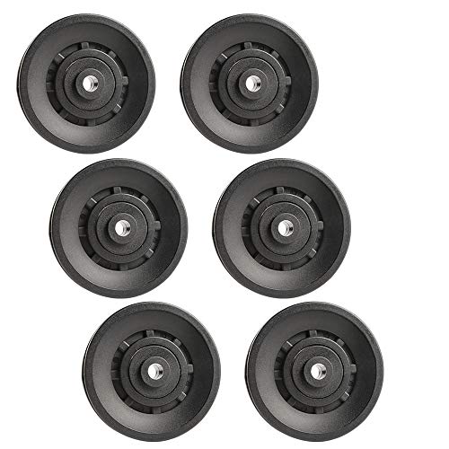 Topfinder 90mm Universal Bearing Pulley Wheel for Cable Machine Gym Equipment Part Garage
