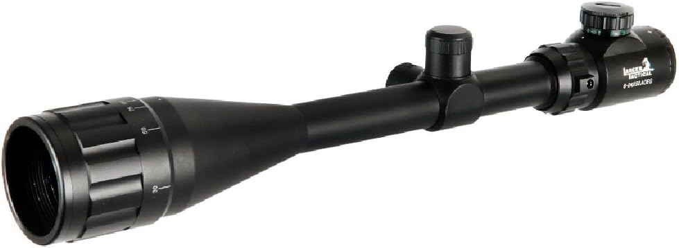 Lancer Tactical Airsoft CA-417B 6-24x50 Dual Illuminated Red / Green AO Scope