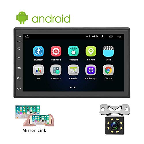 Double Din Android Car Stereo with GPS 7 Inch Capacitance Touch Screen FM