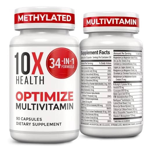 10X Health Methylated Multivitamins for All