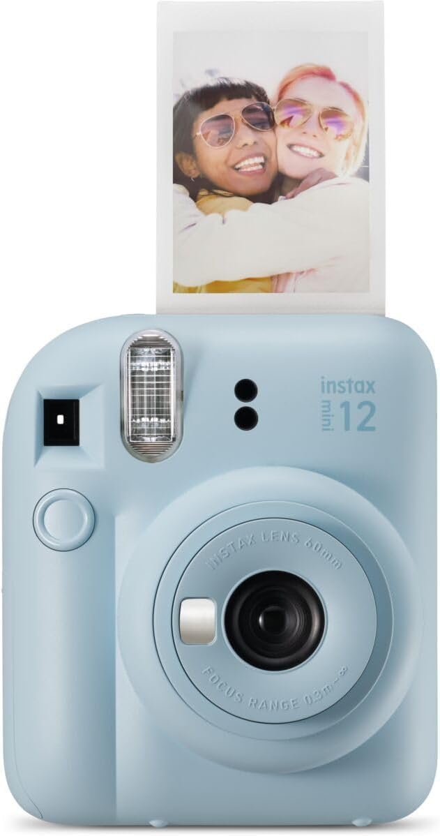 Fujifilm Instax Mini 12 Instant Film Camera - Pastel Blue,(Pack of 10)